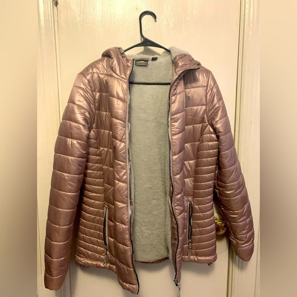 New Balance Shiny Mauve Coat